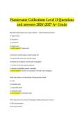 Wastewater Collections Level II Exam 2026&ndash;2027 &vert; Questions & Answers &vert; A&plus; Grade Study Guide