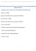 CIT 332 Exam Questions and Answers &lpar;100 &percnt;Score&rpar; Latest Updated 2026 &vert; With  Expert Solutions