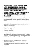 SUPERVISION OF POLICE PERSONNEL 10TH EDITION NATHAN IANNONE MARVIN IANNONE JEFF BERNSTEIN ROBERT DOWD TEST BANK ALL CHAPTERS 100&percnt; COMPREHENSIVE TEST PAPER 2026 COMPLETE ANSWERS ACCURATE