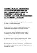 SUPERVISION OF POLICE PERSONNEL 10TH EDITION NATHAN IANNONE MARVIN IANNONE JEFF BERNSTEIN ROBERT DOWD TEST BANK ALL CHAPTERS 100&percnt; FINAL PAPER COMPLETE SOLUTIONS 2026 GRADED A&plus;