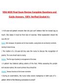 NSG6020 Final Exam Review Questions with Correct Answers Pass the Exam&comma; 100&percnt; Verified &lpar;2026 &sol; 2027&rpar; Graded A&plus;