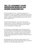 TEFL I TO I ASSIGNMENT 3 PASSED COMPREHENSIVE TEST PAPER 2026 COMPLETE ANSWERS ACCURATE
