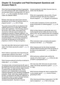 Chapter 12&comma; Conception and Fetal Development Questions and Answers Rated A