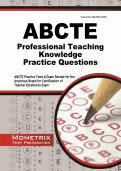 ABCTE Professional Teaching Knowledge Practice Questions&colon; Practice Tests & Exam Review for the American Board for Certification of Teacher Excellence