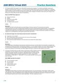 ASN BRCU Practice Questions and Answers&colon; Nephrology Case Studies&comma; Exams of Nursing