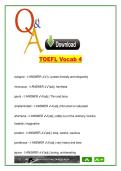 TOEFL Vocabulary Set 2 &ndash; 2026 Expert-Verified &vert; 25 Advanced Words with Definitions & Tone Clarity