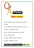 TOEFL Vocabulary Set 4 &ndash; 2026 Essential Academic Words &vert; 25 Beginner-to-Intermediate Q&A Flashcards
