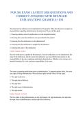 NUR 301 EXAM 1 LATEST 2026 QUESTIONS AND CORRECT ANSWERS WITH DETAILED EXPLANATIONS GRADED A&plus; UM