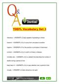 TOEFL SET 1-5 EXAM COMPLETE PACKAGE DEAL