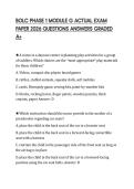 BOLC PHASE 1 MODULE G ACTUAL EXAM PAPER 2026 QUESTIONS ANSWERS GRADED A&plus;