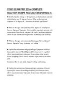 COKO EXAM PREP 2026 COMPLETE SOLUTION SCRIPT ACCURATE RESPONSES A&plus;
