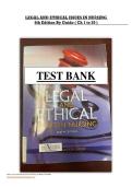 LEGAL AND ETHICAL ISSUES IN NUṘSING   6th Edition By Guido &lpar; Ch 1 to 20 &rpar;