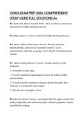 COKO EXAM PREP 2026 COMPREHENSIVE STUDY GUIDE FULL SOLUTIONS A&plus;