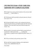 CPO PRACTICE EXAM 4 STUDY GUIDE 2026 QUESTIONS WITH COMPLETE SOLUTIONS