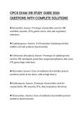 CPCS EXAM 318 STUDY GUIDE 2026 QUESTIONS WITH COMPLETE SOLUTIONS