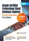 Google Certified Professional Cloud Database Engineer Study Guide with Practice Questions & Labs&comma; First Edition &lpar;2024&rpar;