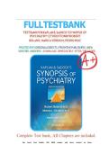 Test Banks For Kaplan & Sadock&rsquo;s Synopsis of Psychiatry 12th Edition by Robert Boland&semi; Marica Verdiun&semi; Pedro Ruiz&comma; 9781975145569&comma; Chapter 1-35 Complete Guide