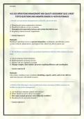 HCA 503 OPERATIONS MANAGEMENT AND QUALITY ASSESSMENT QUIZ 1 MOST TESTED QUESTIONS AND ANSWERS GRADED A&plus; WITH RATIONALES 2026&sol;2027