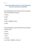 Pharmacology Midterm Chapters 1&comma;2&comma;3&comma;5&comma;6&comma;7&comma;8 Questions with 100&percnt; Verified Answers UPDATED&excl;&excl;&excl;