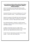 ACCN 7110 EXAM 2 STUDY GUIDE &lpar;LATEST UPDATE&rpar; REAL  QUESTIONS AND VERIFIED ANSWERS &vert;100&percnt; CORRECT &vert;  ALREADY GRADED A 