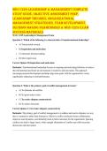 WGU C229 TEAM DEVELOPMENT & COLLABORATION 2026 &vert; OBJECTIVE ASSESSMENT PREP