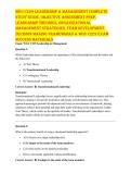 WGU C229 LEADERSHIP THEORIES & STYLES 2026 &vert; OA EXAM REVIEW