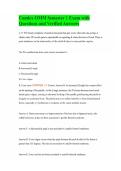 Comlex OMM Semester 1 Exam with Questions and Verified Answers