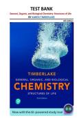 General&comma; Organic&comma; and Biological Chemistry Test Bank 6th Edition &vert; Karen Timberlake