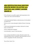 AEM CERTIFICATION EXAM QUESTIONS UPDATED REVIEW COLLECTION 2026 QUESTIONS AND CORRECT ANSWERS GRADED A&plus;