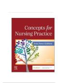 TEST BANK FOR Concepts for Nursing Practice 4th Edition by Jean Foret Giddens ISBN&colon;9780323809825 COMPLETE GUIDE ALL CHAPTERS COVERED WITH RATIONALES 100&percnt; VERIFIED A&plus; GRADE ASSURED&excl;&excl;&excl;&excl;&excl;NEW LATEST UPDATE&excl;&excl;&excl;&excl;&excl;