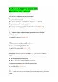 COS3721 Chapter 1 Exam with Questions and Answers