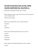FAC1503 EXAM PACK 2026 ACTUAL PAPER SOLVED QUESTIONS FULL SOLUTION A&plus;
