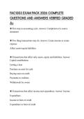 FAC1503 EXAM PACK 2026 COMPLETE QUESTIONS AND ANSWERS VERIFIED GRADED A&plus;