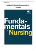 Test Bank For OpenStax Fundamentals of  Nursing&period;