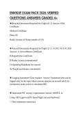 ENN103F EXAM PACK 2026 VERIFIED QUESTIONS ANSWERS GRADED A&plus;