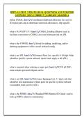 RPPO &lpar;LATEST  UPDATE&rpar; REAL QUESTIONS AND VERIFIED  ANSWERS  &vert;100&percnt; CORRECT &vert; ALREADY GRADED A