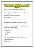 RPPO STUDY GUIDE &lpar;LATEST UPDATE&rpar; REAL QUESTIONS  AND VERIFIED ANSWERS &vert;100&percnt; CORRECT &vert; ALREADY  GRADED A