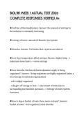 BIOL181 WEEK 1 ACTUAL TEST 2026 COMPLETE RESPONSES VERIFIED A&plus;