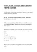 CAISS ACTUAL TEST 2026 QUESTIONS WITH VERIFIED ANSWERS