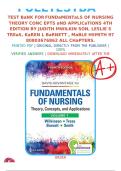 Test Bank for Fundamentals of Nursing&colon; Theory&comma; Concepts&comma; and Applications 4th Edition &vert; 2026 Updated
