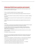 Anemia and Coagulation Meds Nclex Questions and answers Graded A&plus;