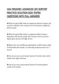 AHA PEDIATRIC ADVANCED LIFE SUPPORT PRACTICE SOLUTION 2026 TESTED QUESTIONS WITH FULL ANSWERS