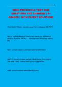 SNHD Protocols Test 2026 &ndash; Southern Nevada Health District EMS Protocols Questions and Answers with Expert Solutions