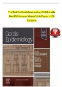 TEST BANK For Gordis Epidemiology&comma; 7th Edition By David D Celentano&semi; Moyses Szklo&comma; Verified Chapters 1 - 20&comma; Complete Newest Version 2026&excl;&excl;&excl;