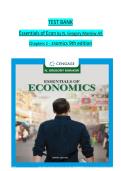 Test Bank for Essentials of Economics 9th Edition by N&period; Gregory Mankiw &vert; 2026 Updated
