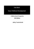 Test Bank for Early Childhood Development&colon; A Multicultural Perspective 8th Edition by Jeffrey &vert; 2026 Updated