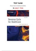 Revenue Cycle for Healthcare&comma; 1st Edition &lpar;Linda J&period; Parks&rpar; &ndash; Complete Test Bank Chapters 1&ndash;12