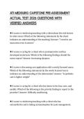 ATI MEDSURG CAPSTONE PRE-ASSESSMENT ACTUAL TEST 2026 QUESTIONS WITH VERIFIED ANSWERS