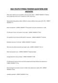 ISSA YOUTH FITNESS TRAINER QUESTIONS AND ANSWERS&period;