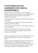 ETS MFT BUSINESS EXAM 2026 COMPREHENSIVE STUDY GUIDE FULL SOLUTIONS PASSED A&plus;